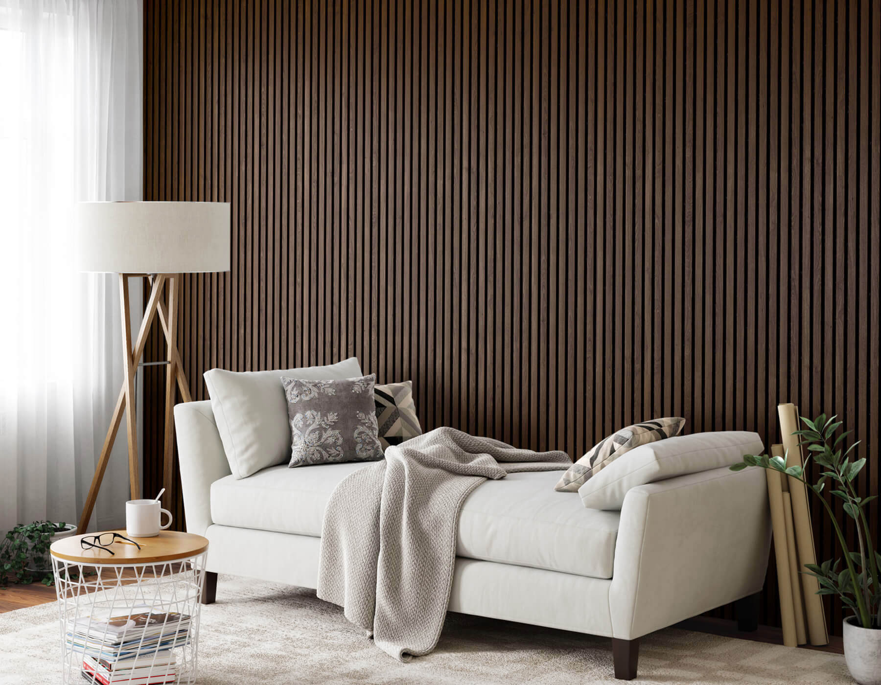 Luxury American Oak Acoustic Slat Wood Wall Panels | Original Slatpanel